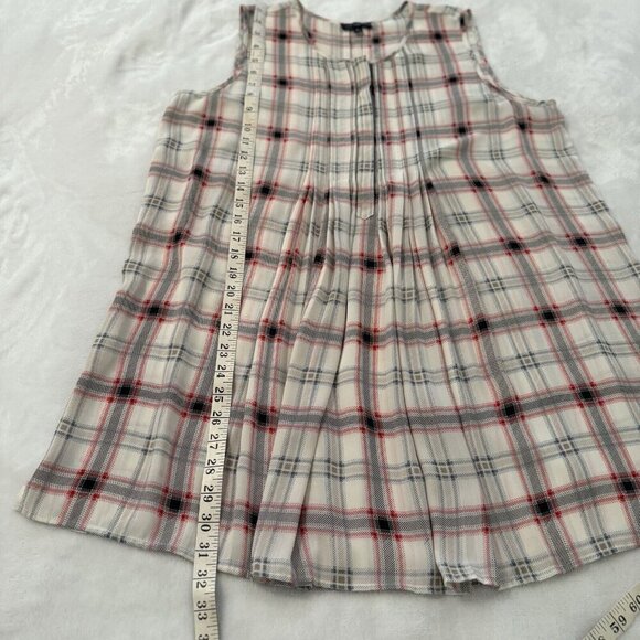 The Limited Mini Dress Tunic Large Plaid 90s Preppy Festive Work Office Cute - Picture 12 of 16
